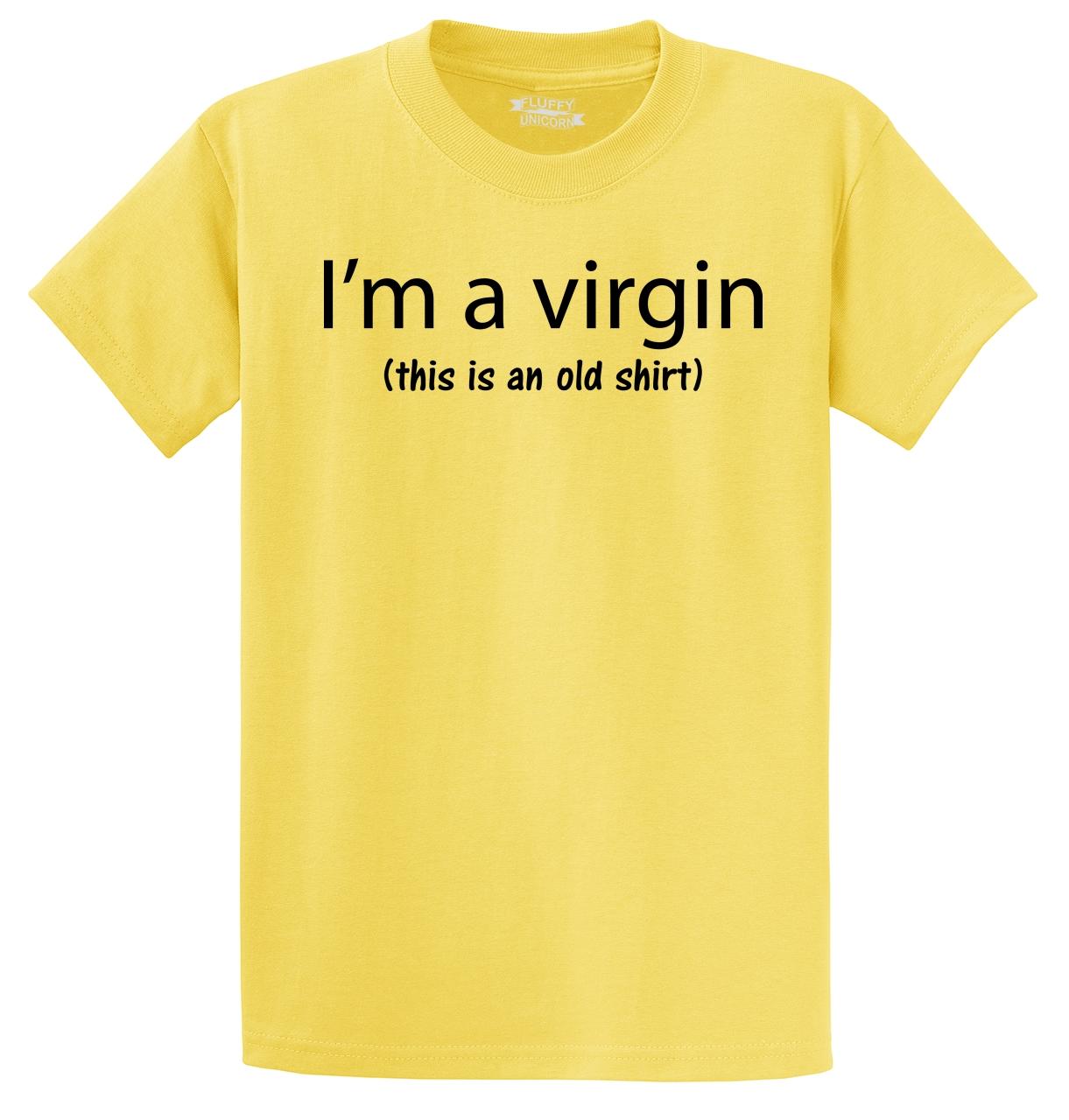 Im A Virgin This Is An Old Shirt Funny T Shirt Sex Party Unisex Tee Ebay 