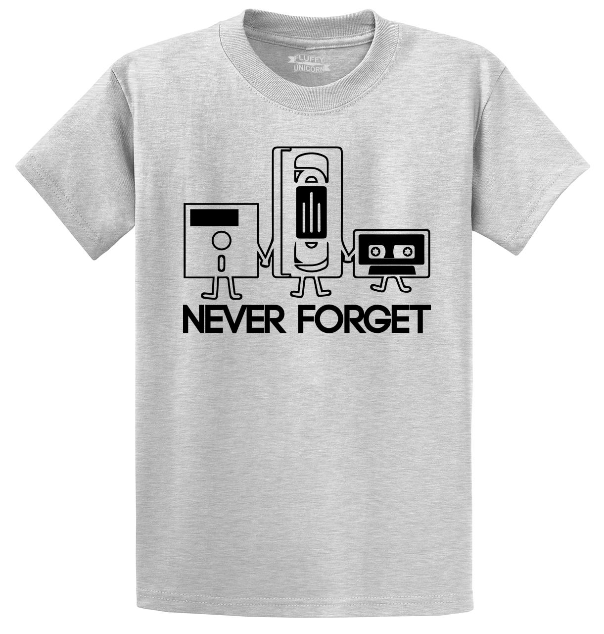 never forget vhs t shirt