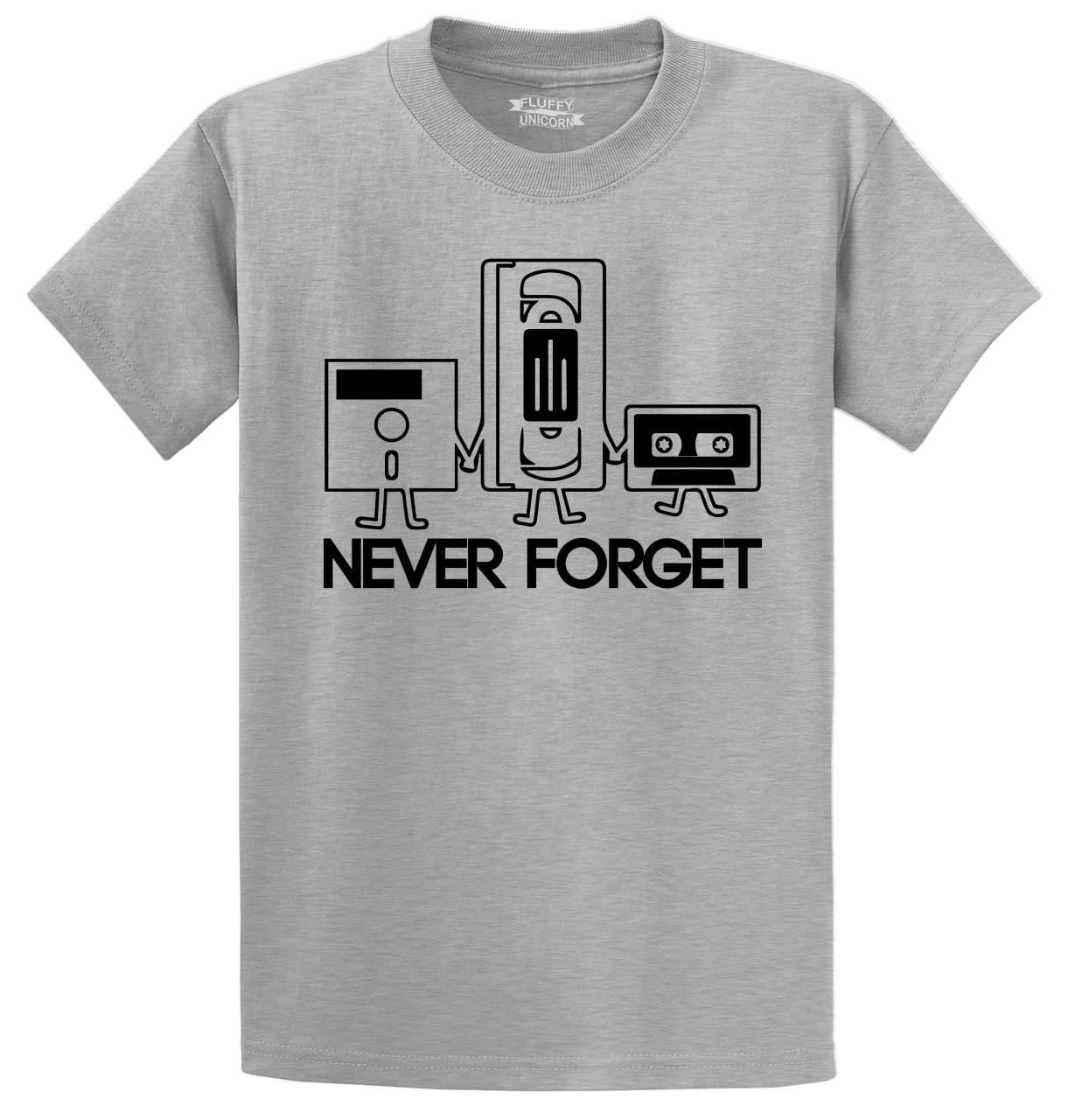 never forget vhs t shirt