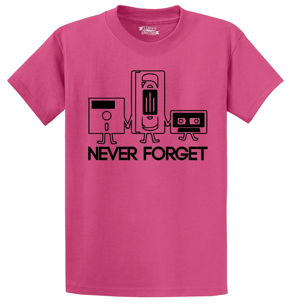 never forget vhs shirt