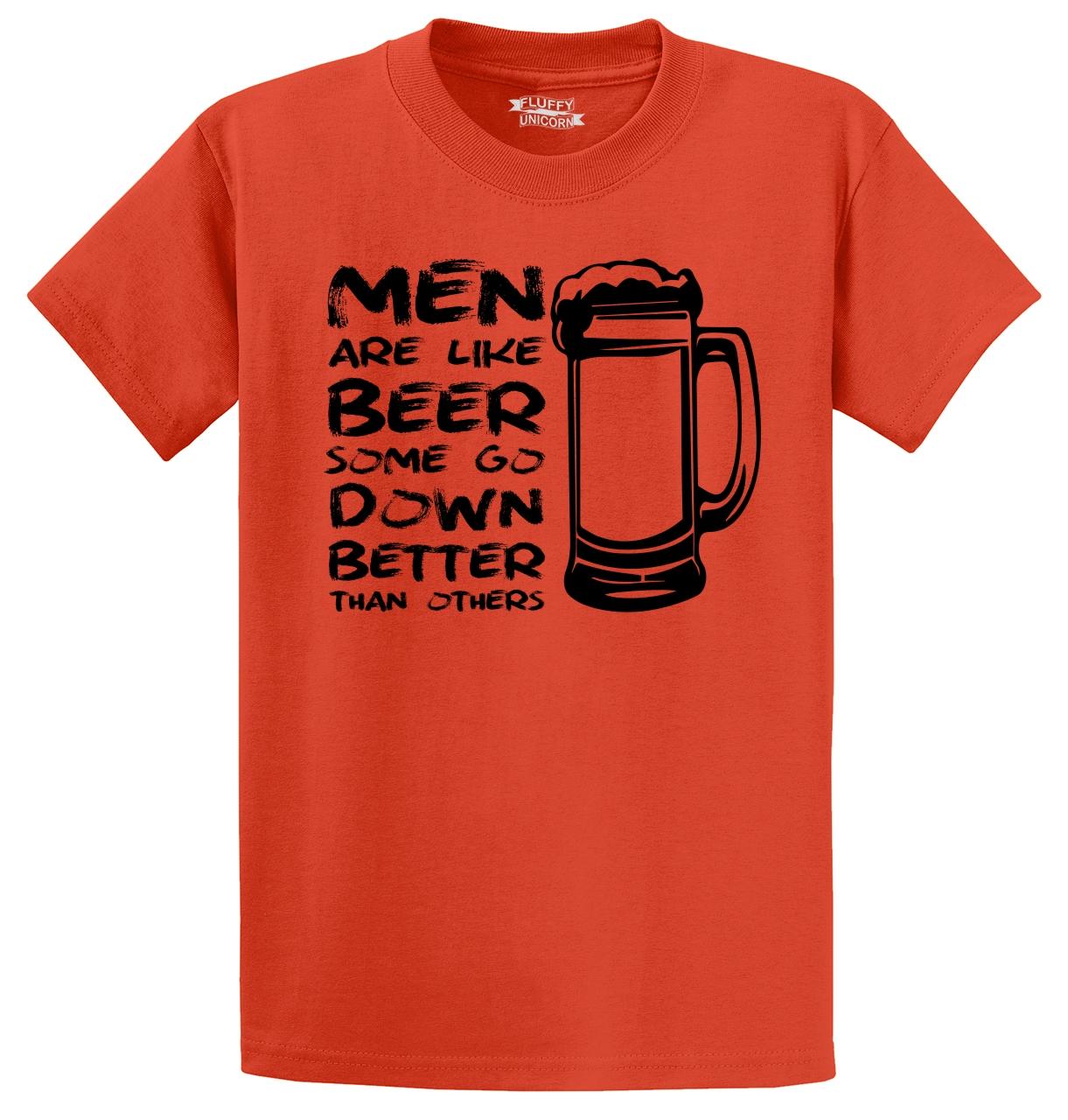 Men Like Beer Go Down Better Than Others Funny T Shirt Sex Rude Humor