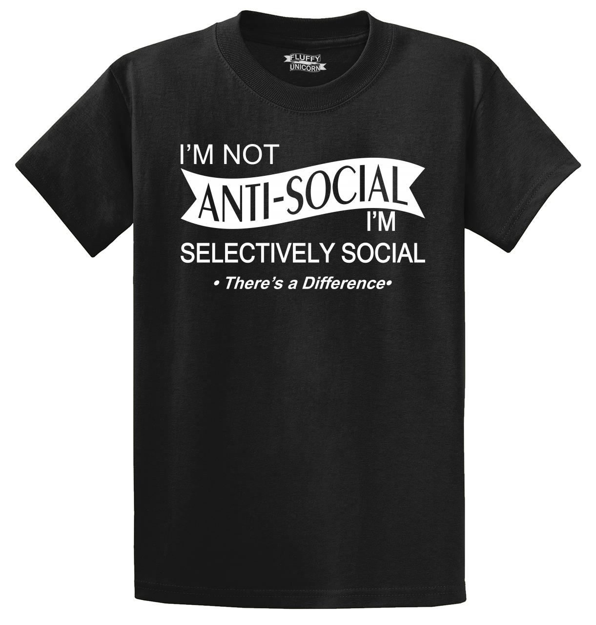 anti social tee shirt