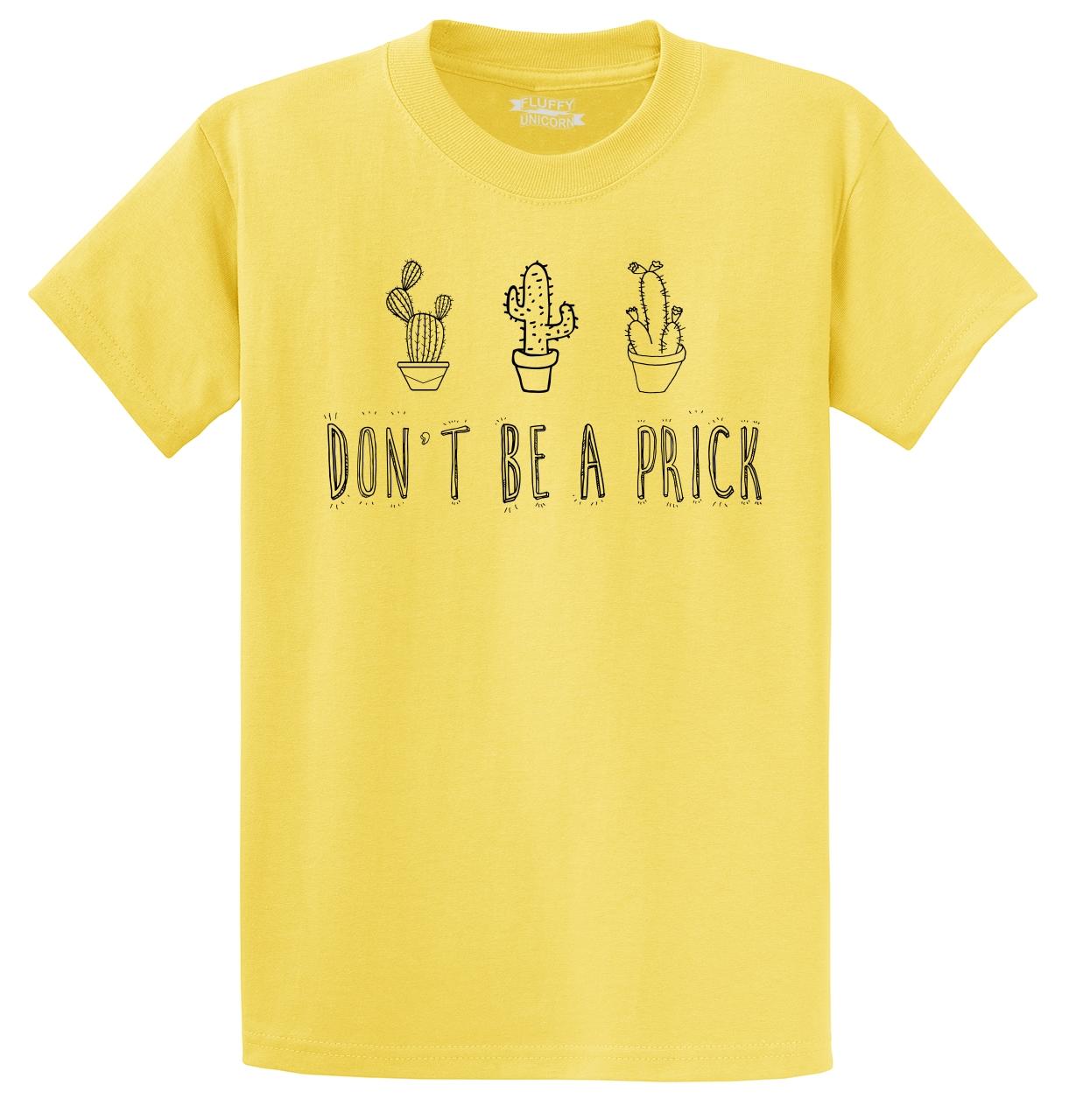 Don't Be A Prick Funny Mens Raglan Jersey T-Shirt Cactus Dick Rude Party Tee X1