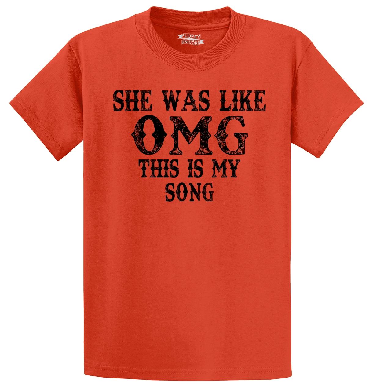 She Was Like OMG This Is My Song T Shirt Country Music Concert Tee ...