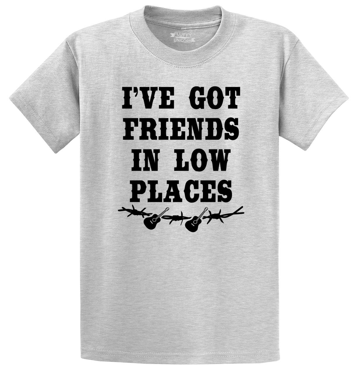 Download Mens I've Got Friends In Low Places T-Shirt Music Country ...