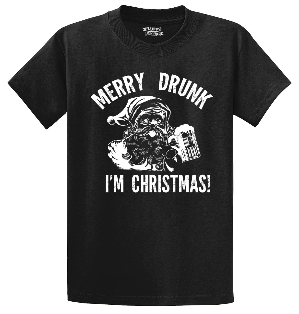 drunk santa shirt