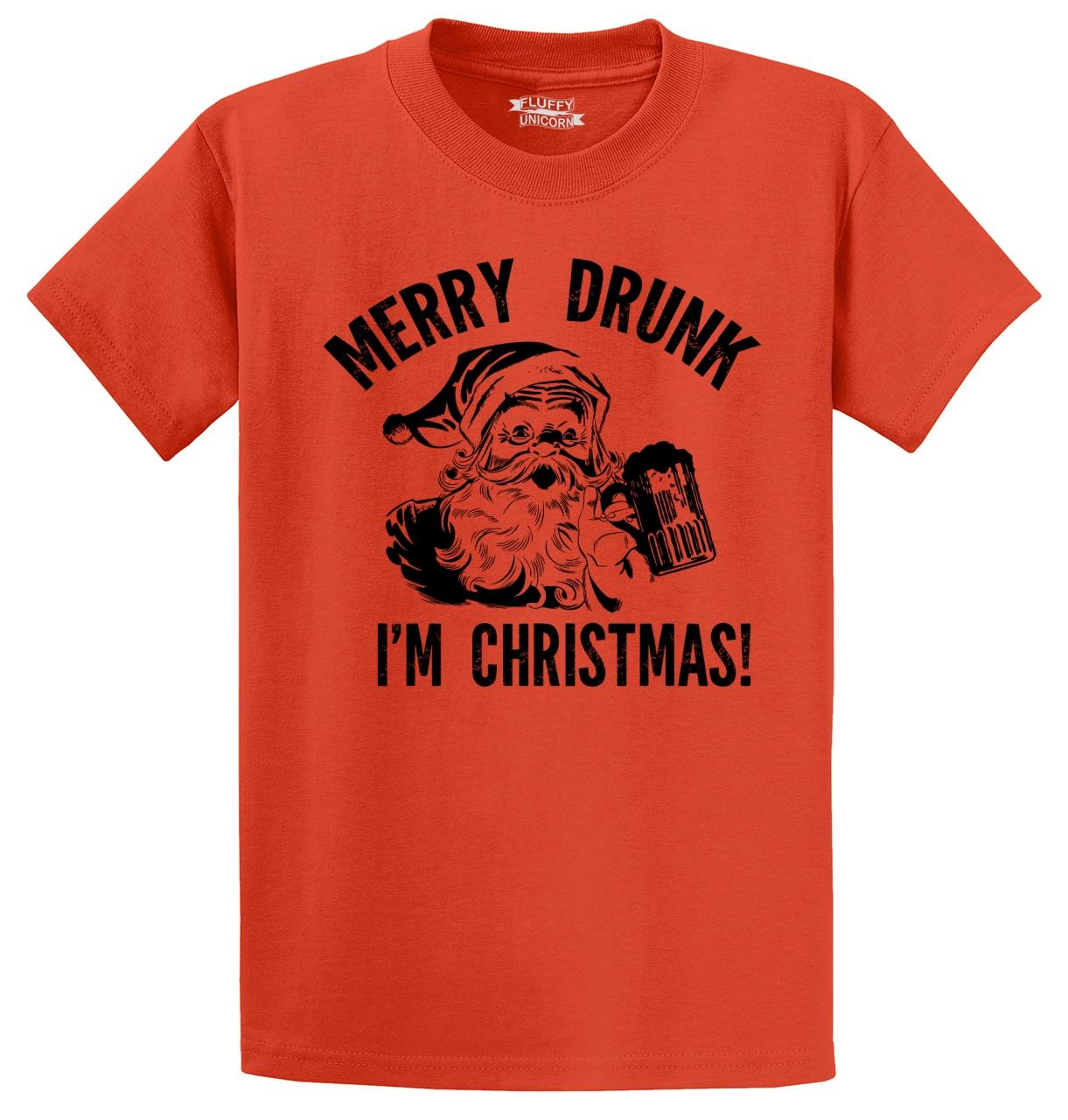 drunk santa shirt