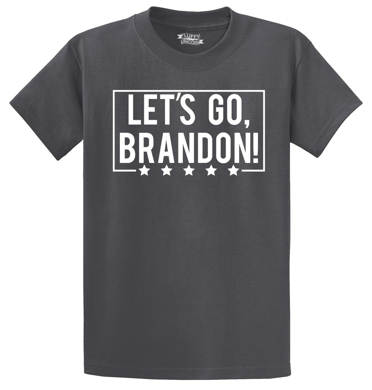 Mens Let's Go Brandon T-Shirt Politics Political Republican Anti Biden