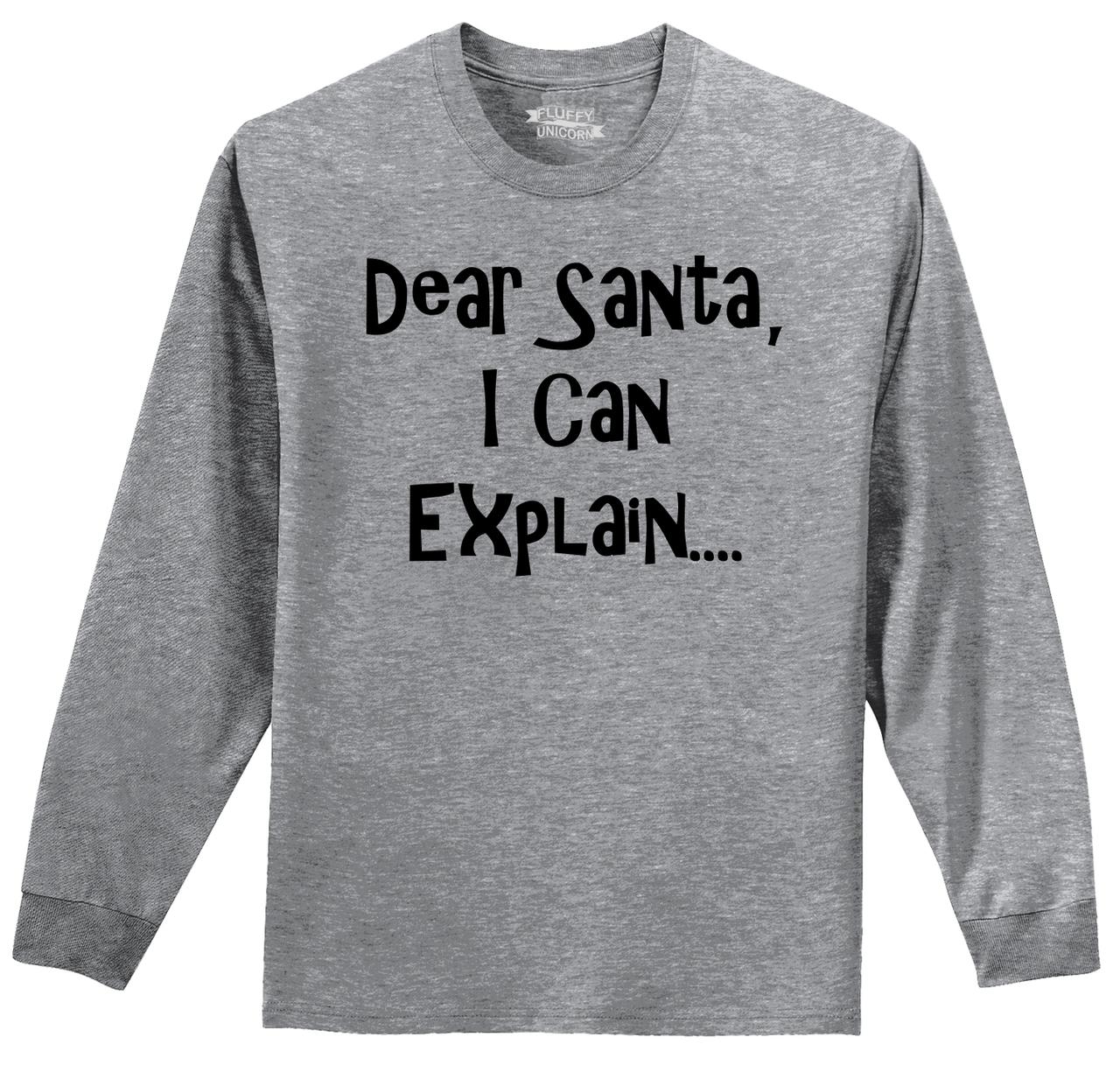 shirt that says santa