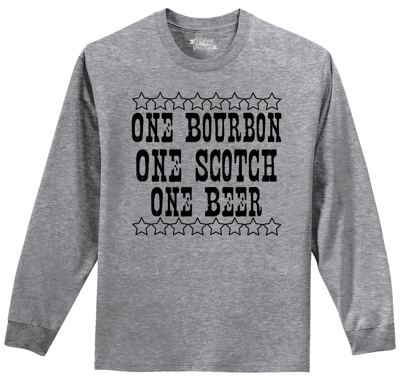 1 Bourbon 1 Scotch 1 Beer T Shirt Single Malt Whisky Whiskey Country Music Tee