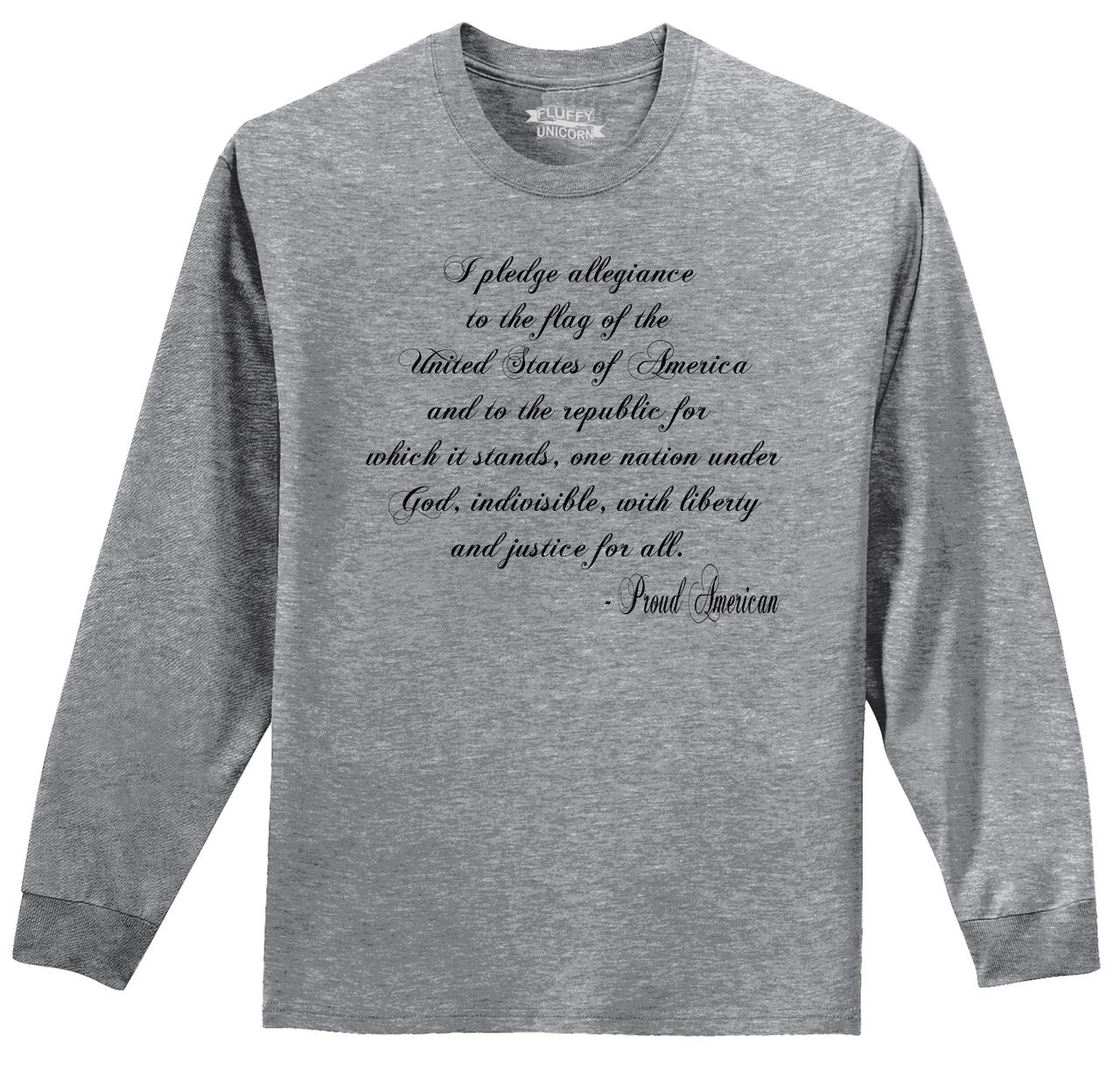 pledge of allegiance tee shirt