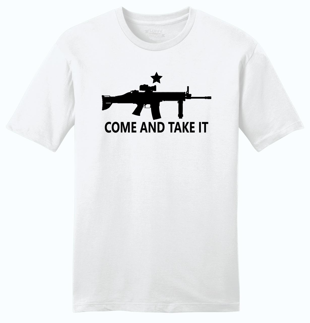 Come And Take It Mens Soft T Shirt Gun Lover Ar15 Rights Gift Tee Z2 | eBay