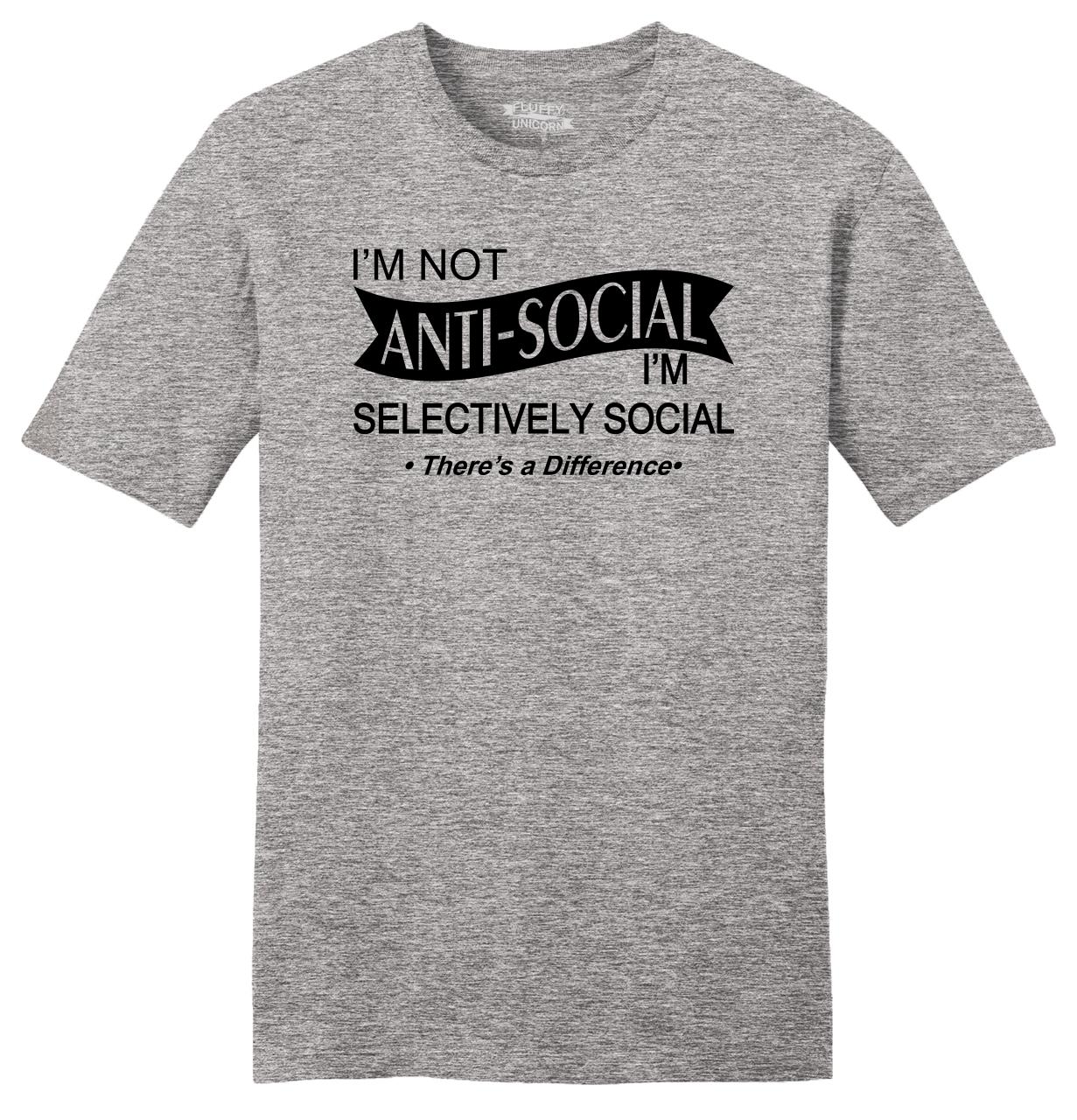 anti social tee shirt