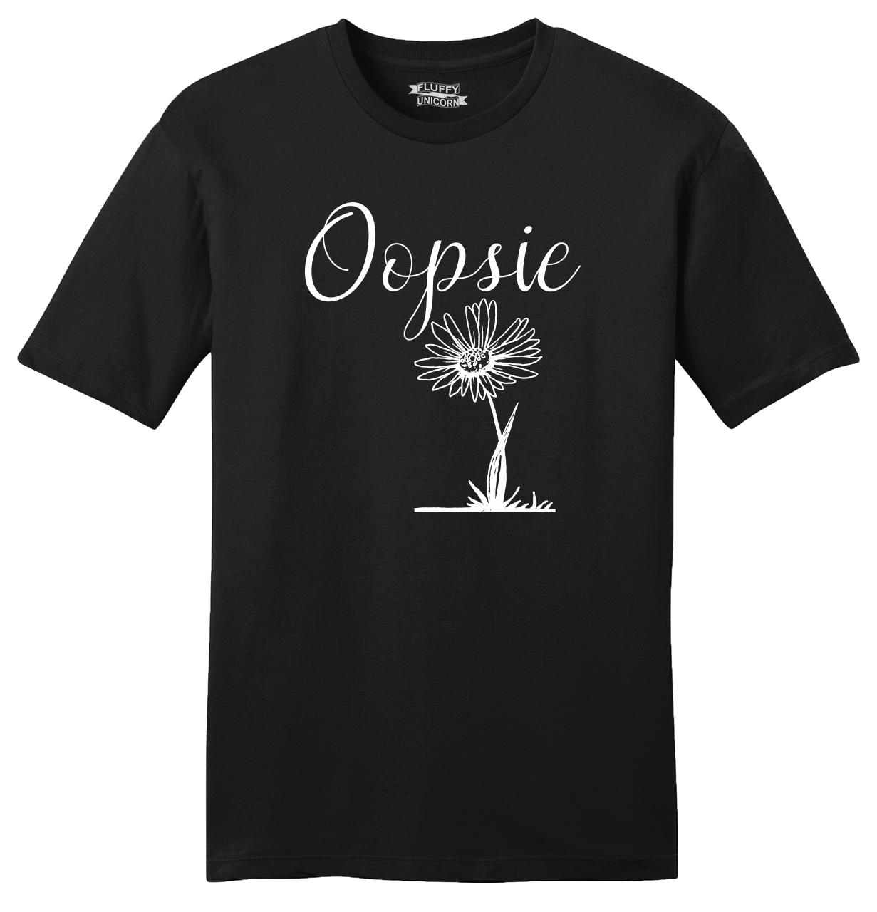 Oopsie Daisy Funny Mens Soft T Shirt 