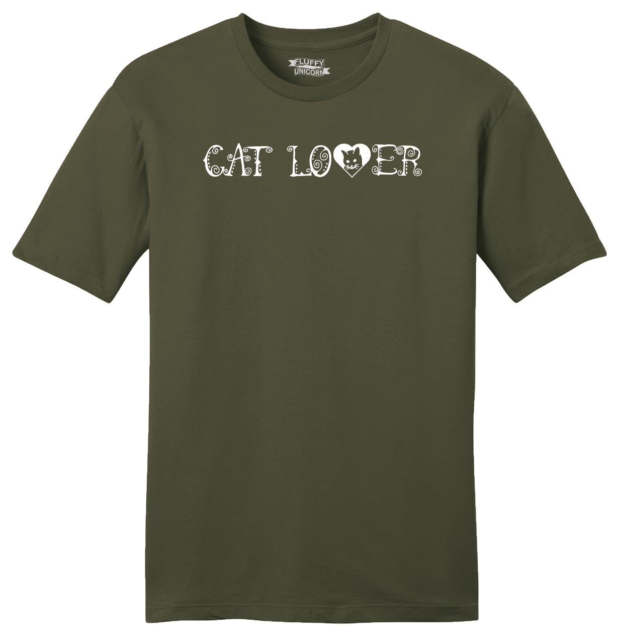 Cat Lover Mens Soft T Shirt Kitten Kitty Graphic Tee Z2 Ebay 
