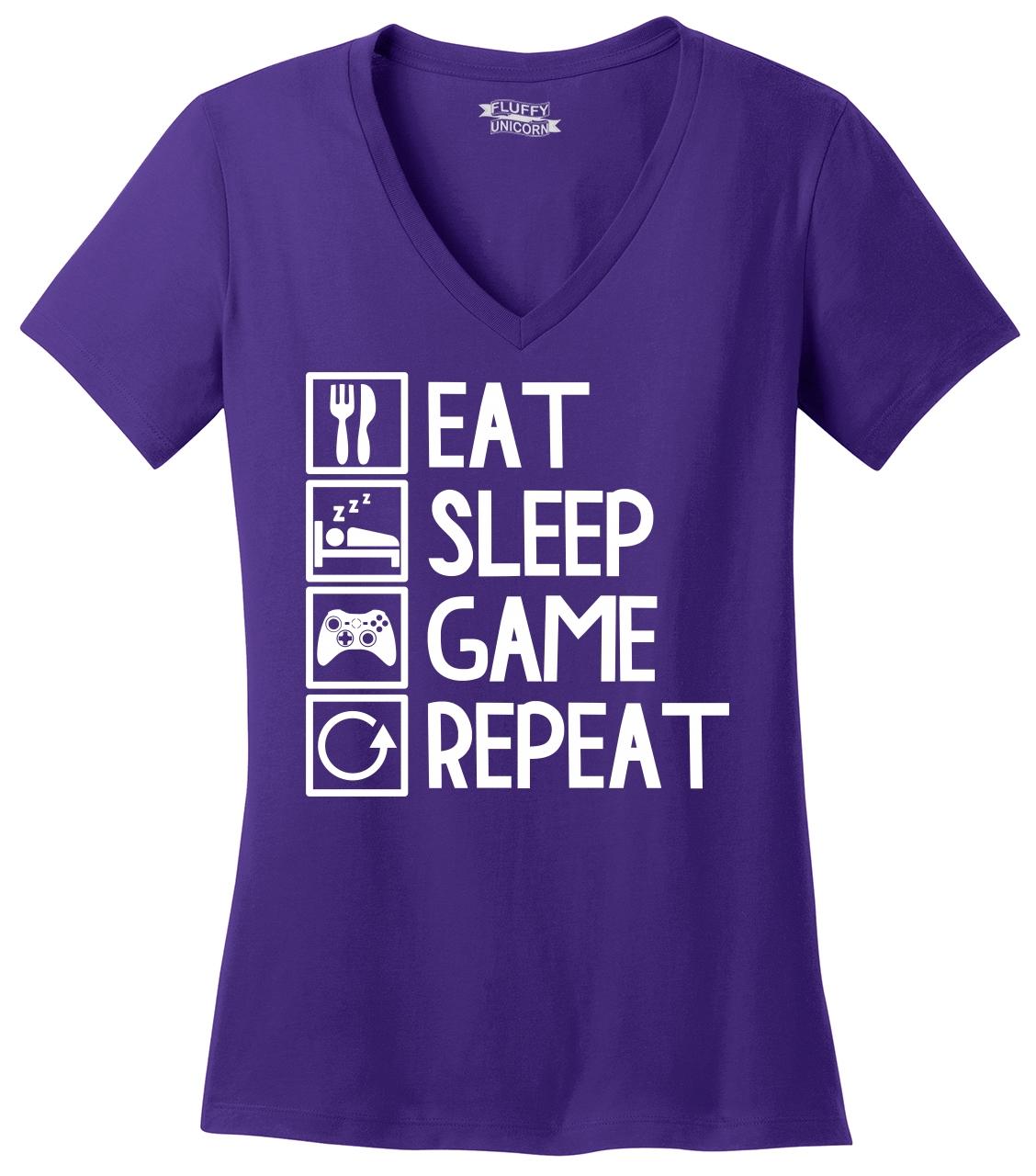 ファッション 低反発 腰用 Eat Sleep Game Repeat Saying Nerd コンソールゲーマー 長袖Tシャツ 64zHPlxrBR  - www.myskinspa.co.uk