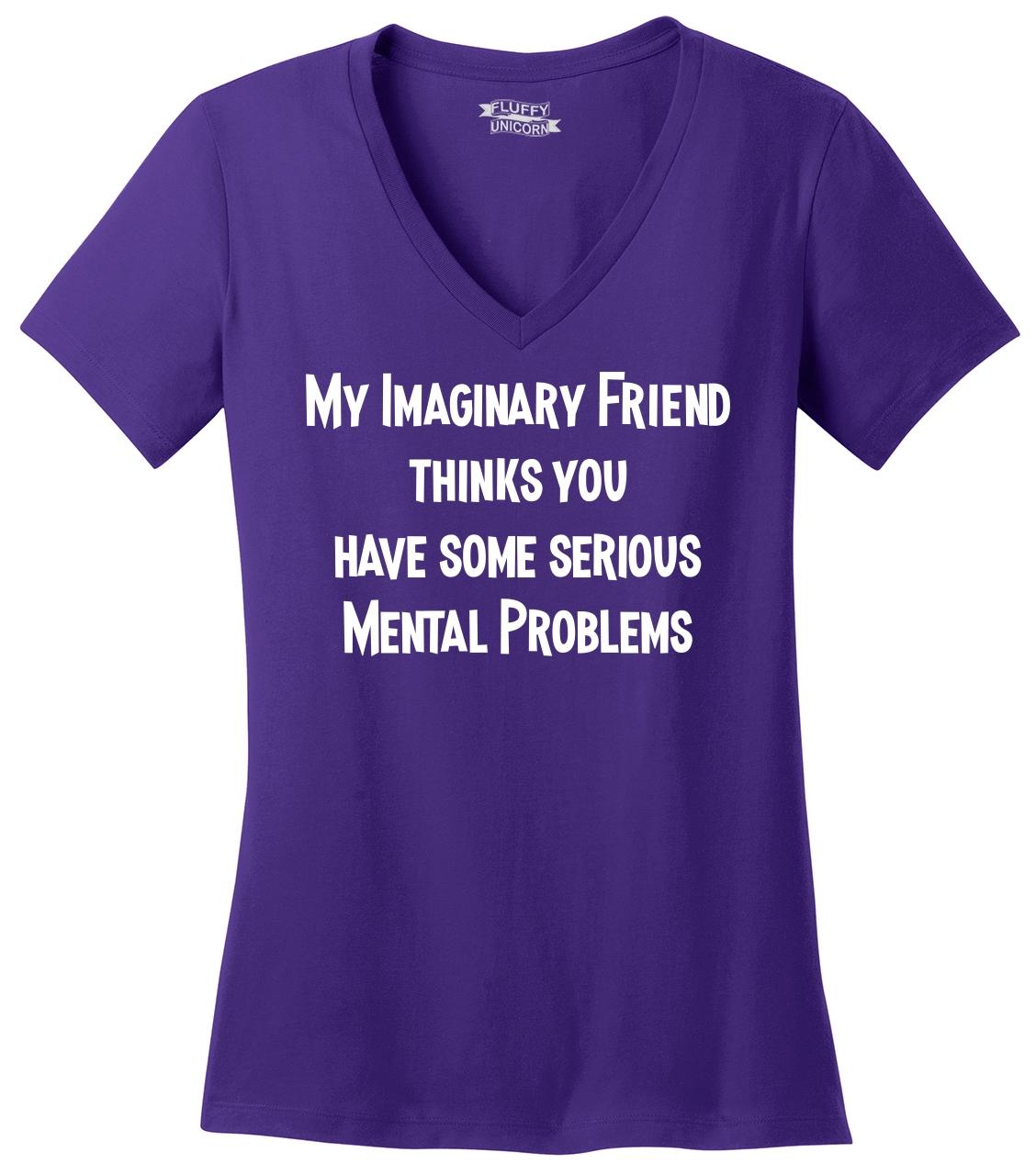 1103C Funny Friendship Ladies V Neck T-shirt I Have Got Your Back Tee