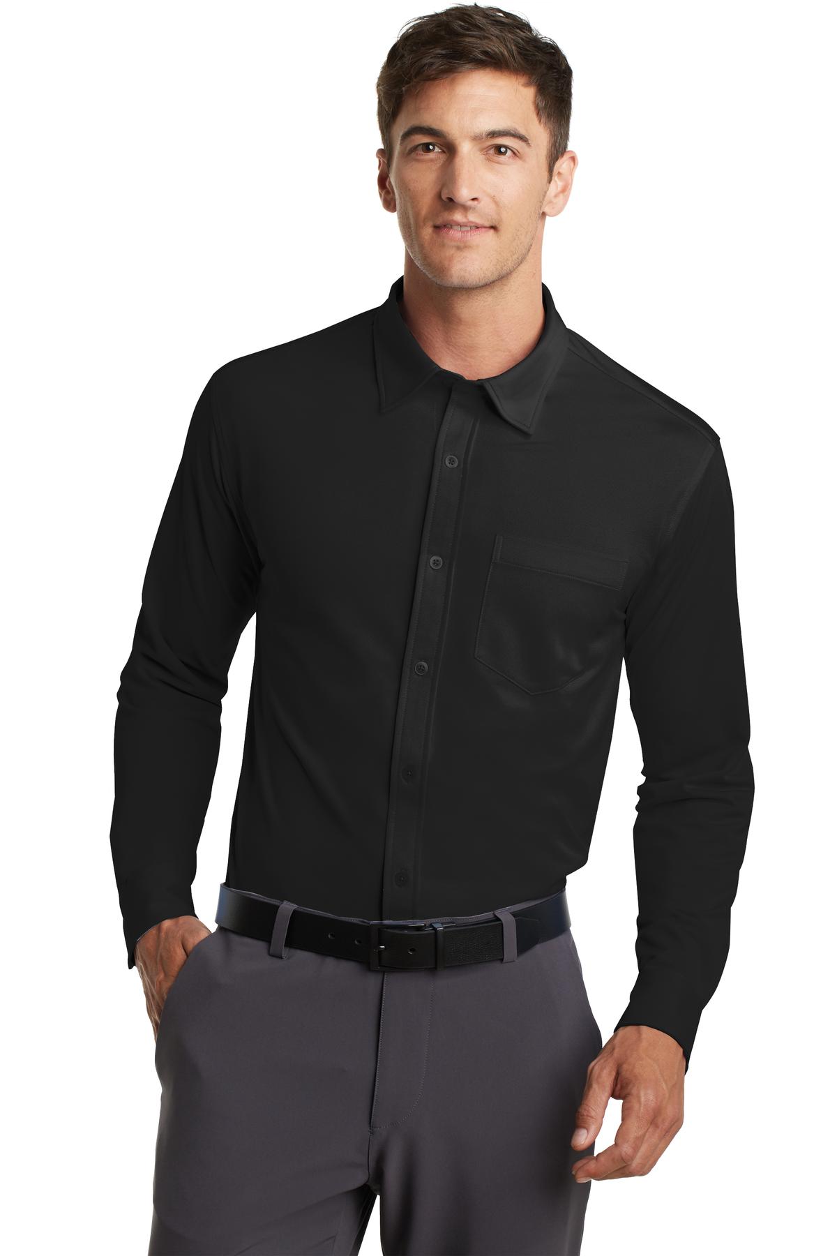 Port Authority Dimension Knit Dress Shirt Mens Oxford Port Authority Dimension Knit Dress Shirt Mens Oxford