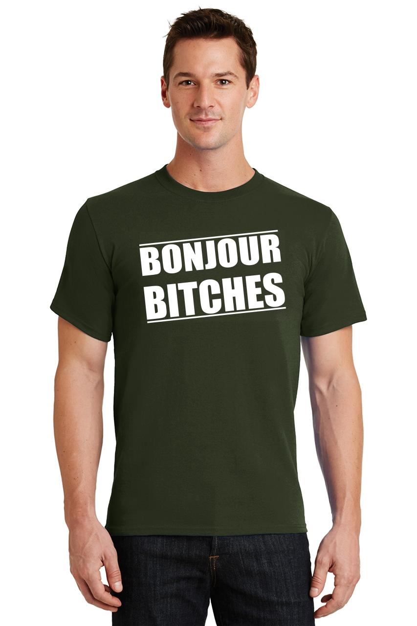 bonjour hi t shirt