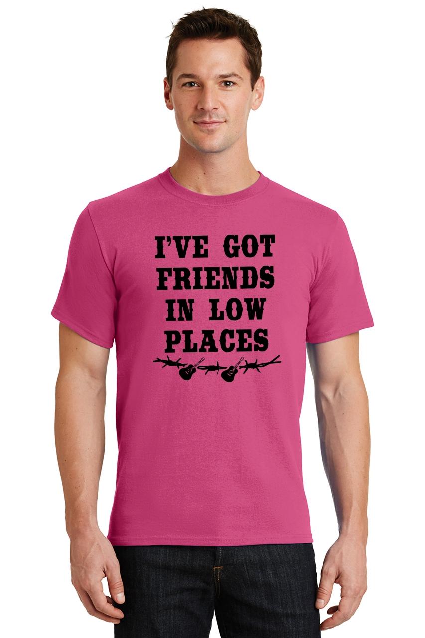 Download Mens I've Got Friends In Low Places T-Shirt Music Country ...