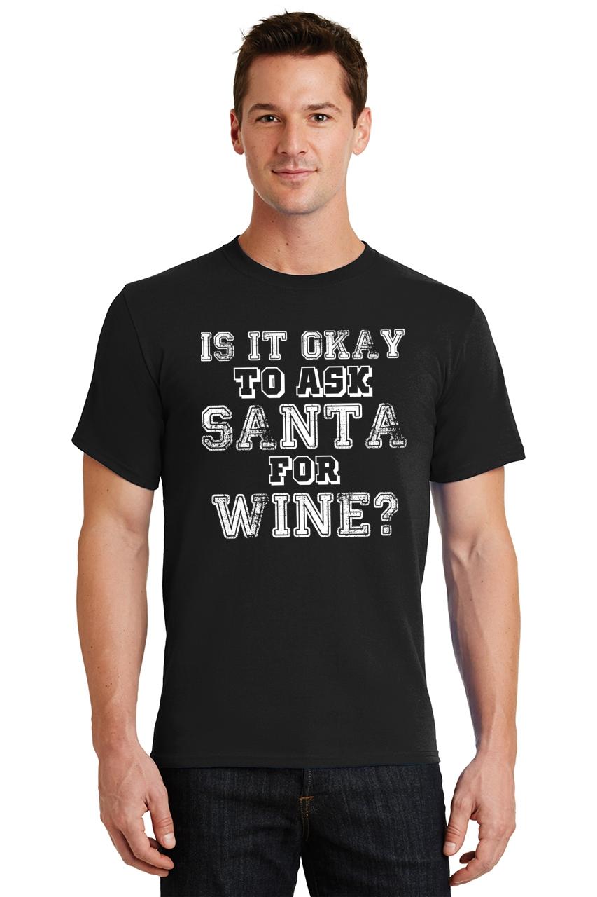 xmas wine t shirts