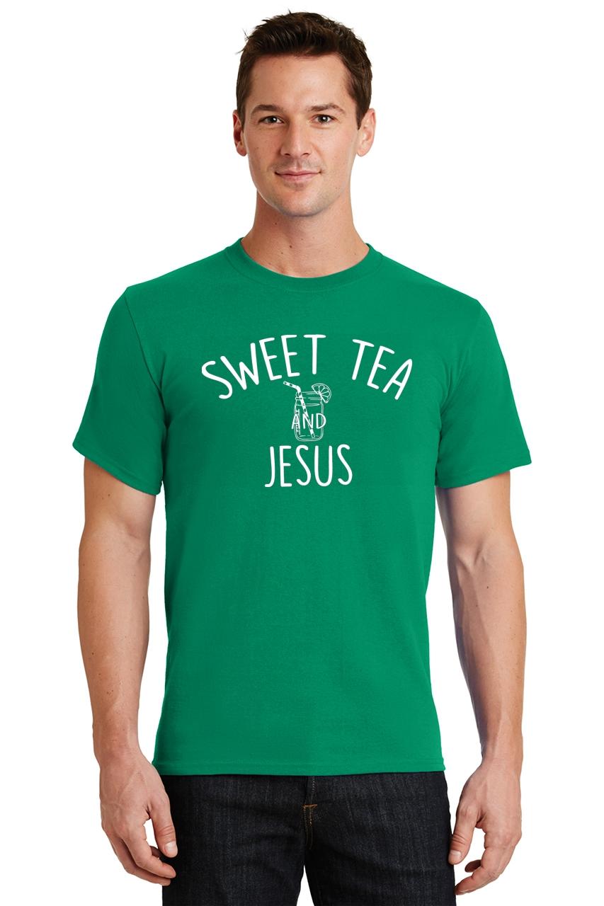 Mens Sweet Tea and Jesus T-Shirt Southern Religious Country Shirt | eBay