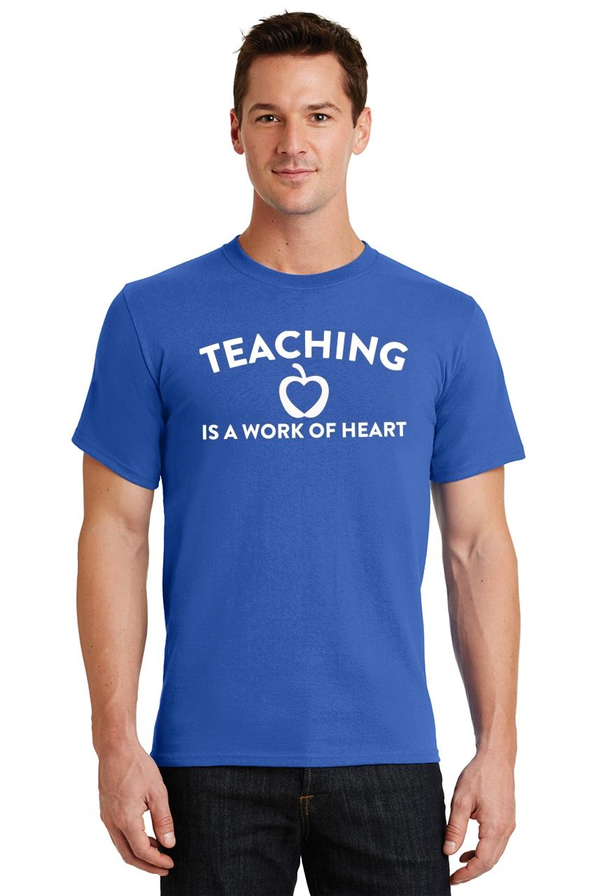 teaching is heart work shirt