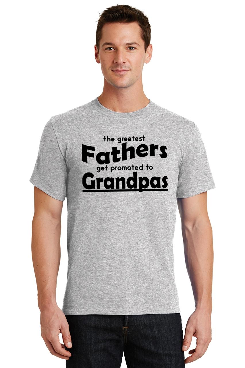 Download Mens Greatest Father Promoted To Grandpa T-Shirt Dad ...