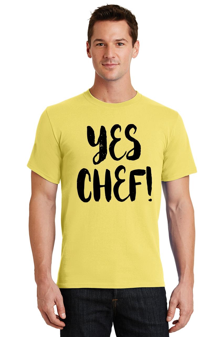 Mens Yes Chef T-Shirt Dad Mom Wife Husband | eBay