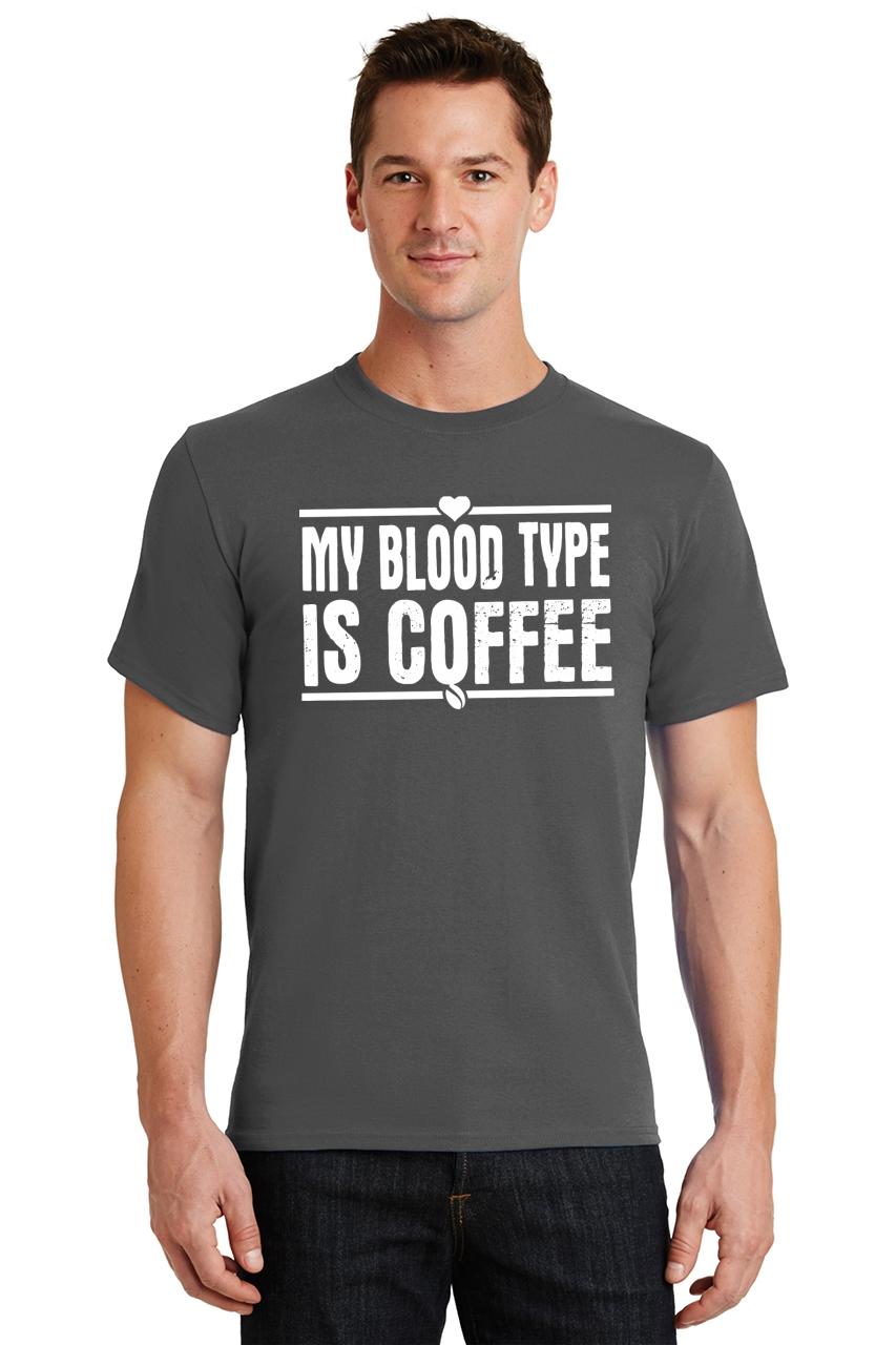 blood type coffee shirt