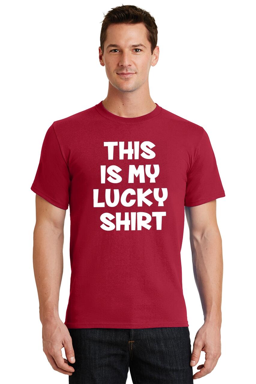 Mens This Is My Lucky Shirt T-Shirt Gambler Vegas Derby Gambling | eBay