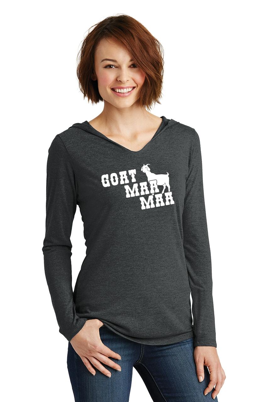 Ladies Goat Maa Maa Hoodie Shirt Mama Farm Country Animal | eBay