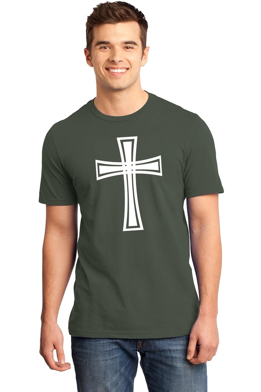 Mens Cross Graphic Tee Soft Tee Religious Christian Jesus Shirt | eBay