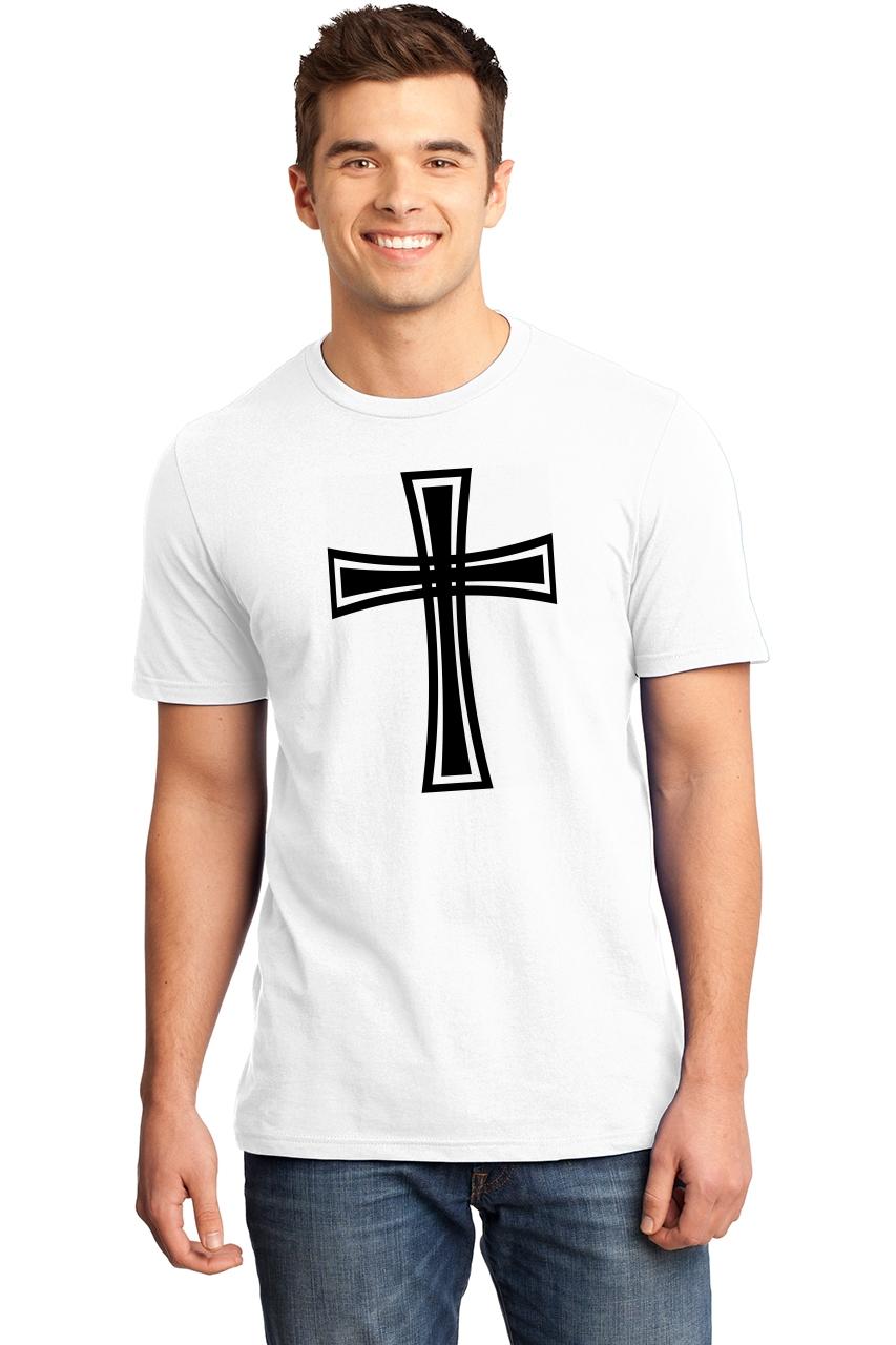 Mens Cross Graphic Tee Soft Tee Religious Christian Jesus Shirt | eBay