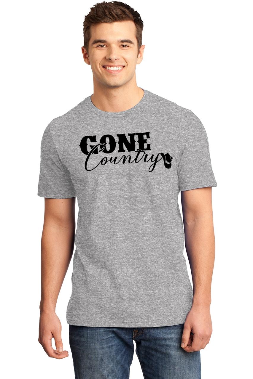 Mens Gone Country Soft Tee Music Western Southern Shirt | eBay