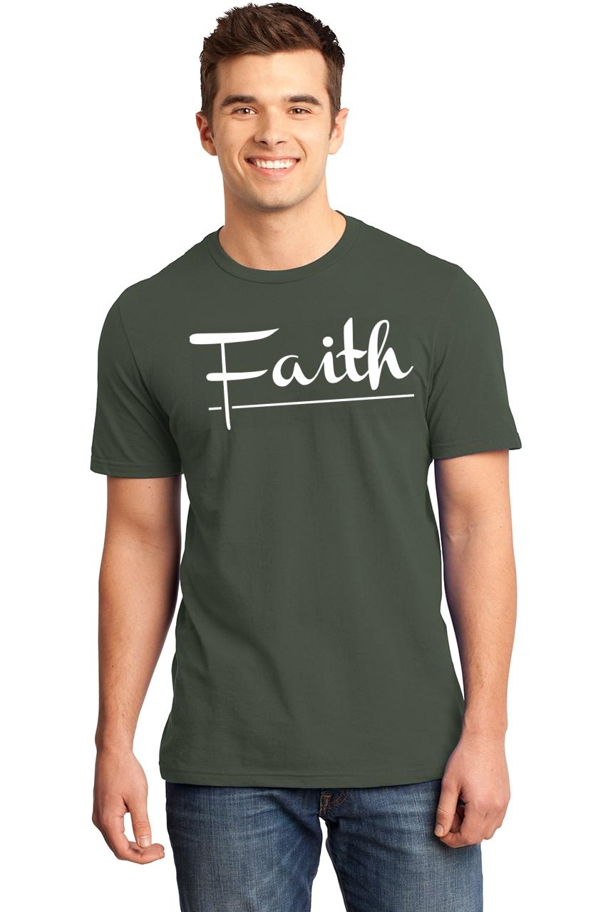Mens Faith Soft Tee Religious Christian God Shirt | eBay