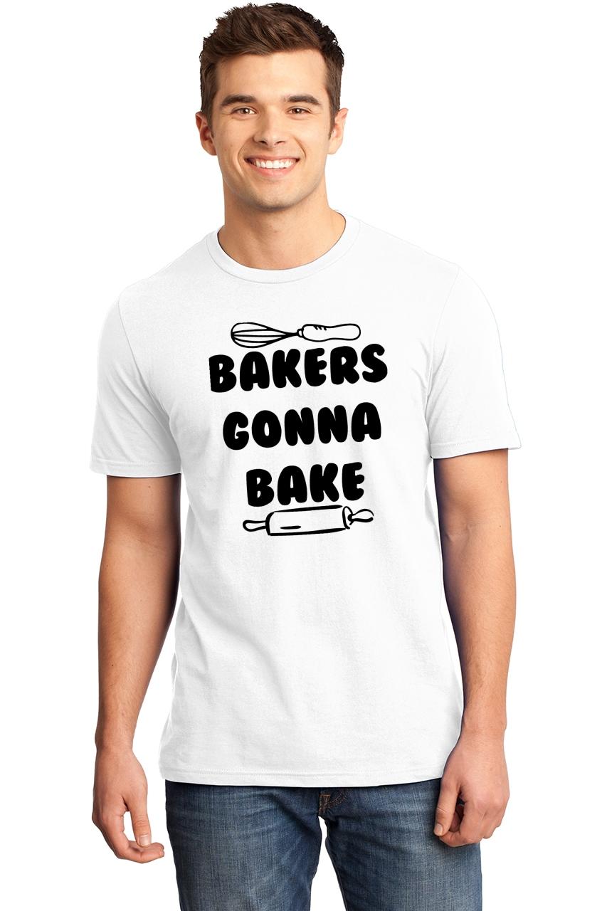 Mens Bakers Gonna Bake Soft Tee Baking Bakery Wife Gift Shirt | eBay