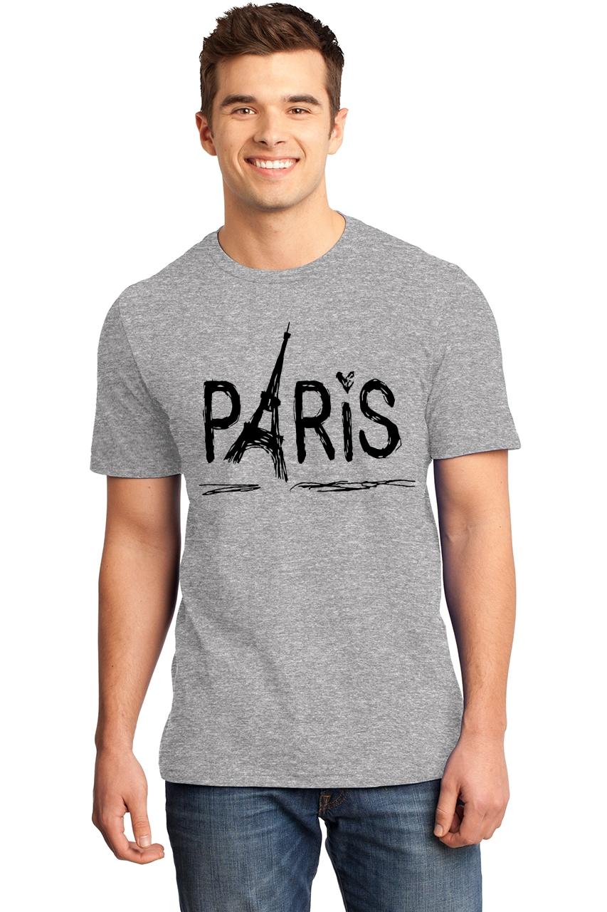 Mens Paris Soft Tee France Eiffel Travel Graphic Shirt | eBay