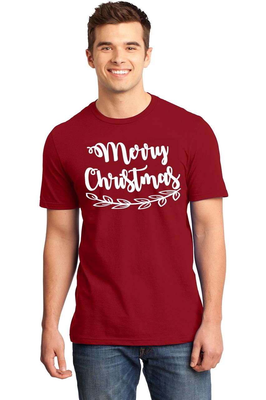 Mens Merry Christmas Soft Tee Xmas Holiday Shirt | eBay