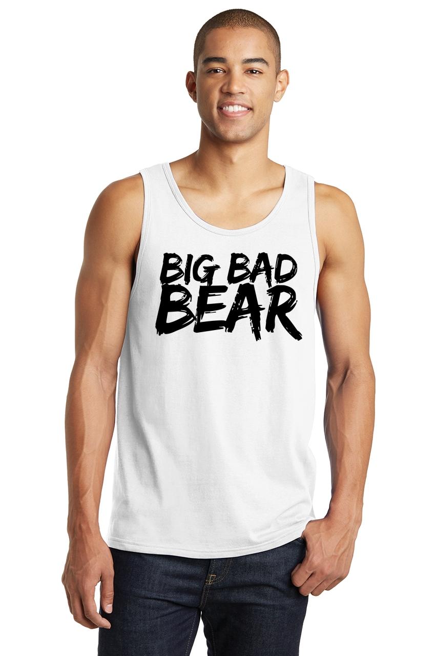 Mens Big Bad Bear Tank Top Animal Camping | eBay