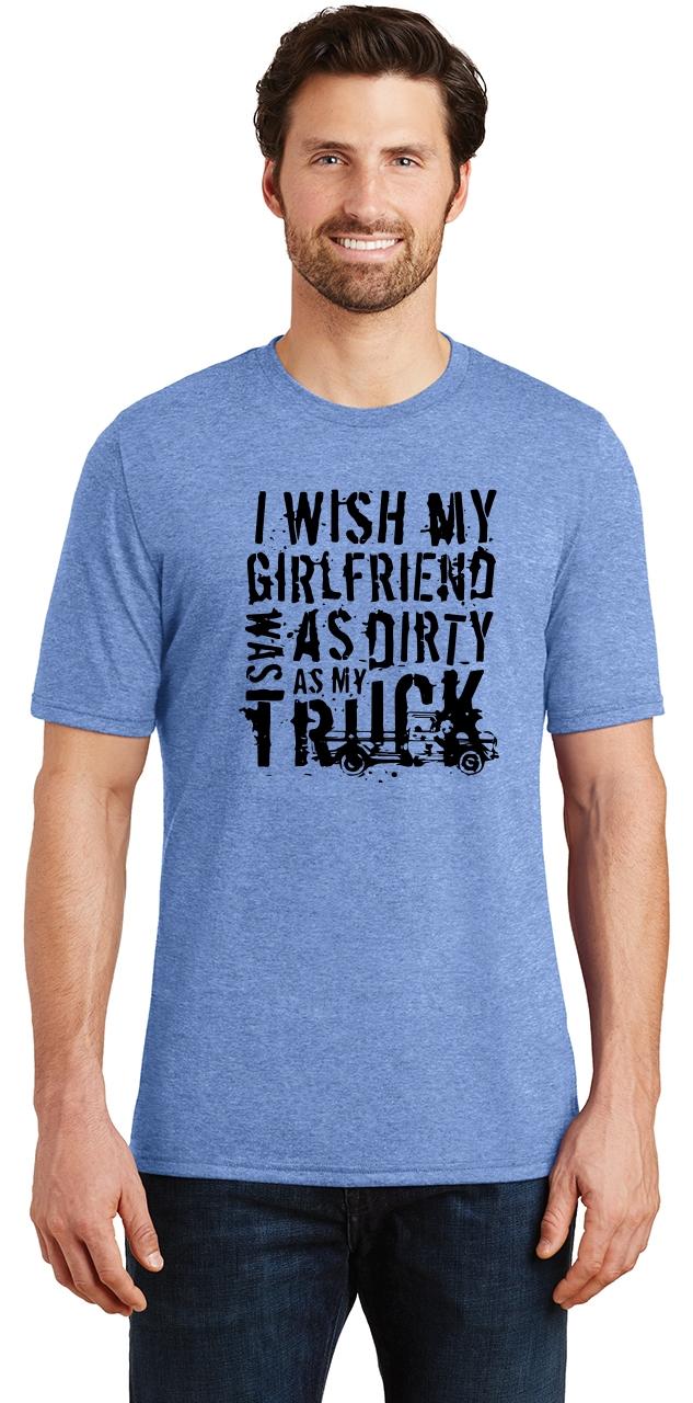 Mens I Wish My Girl Was Dirty As My Truck Funny Shirt Cute Country ...
