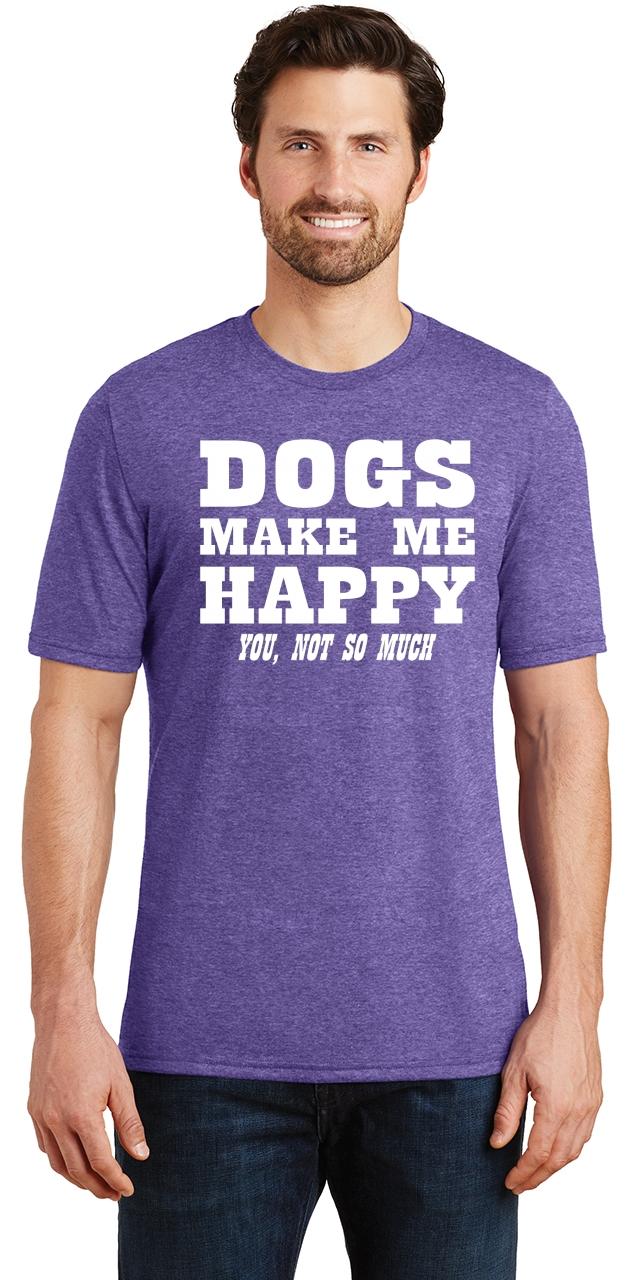 dogs make me happy shirt