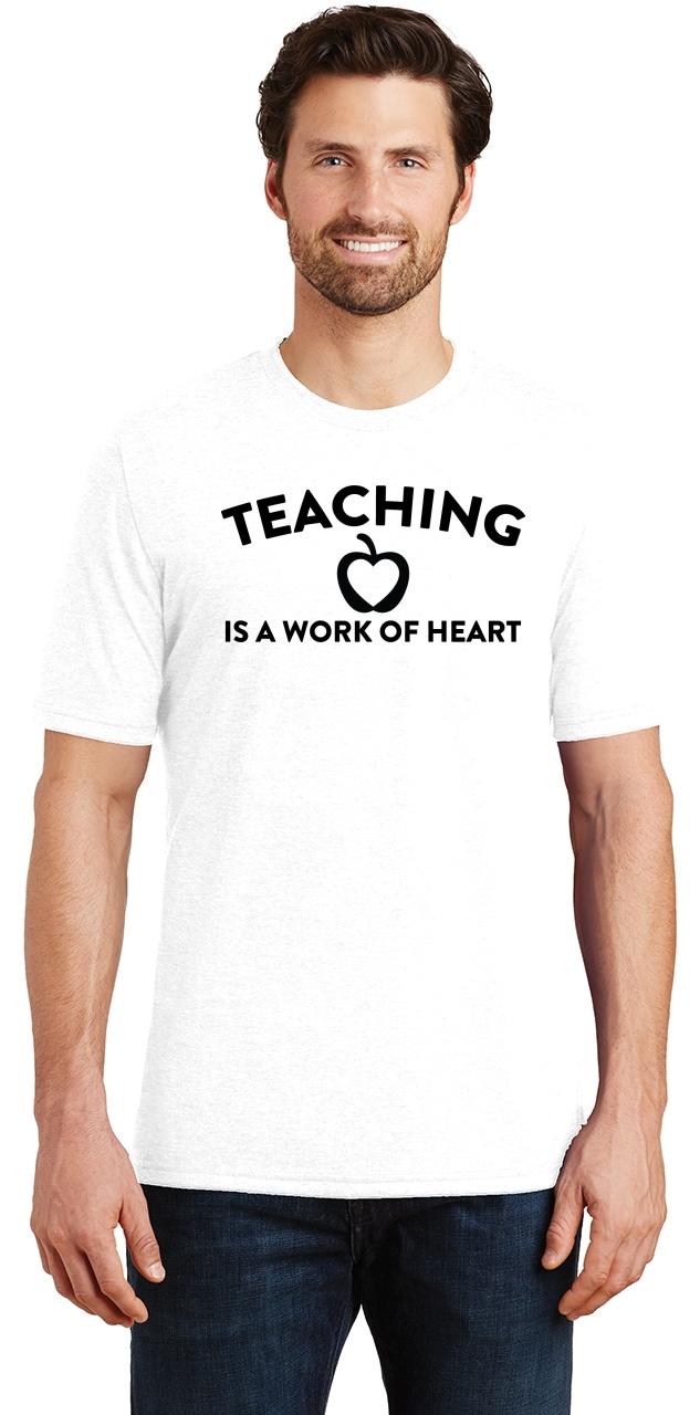 teaching is heart work shirt