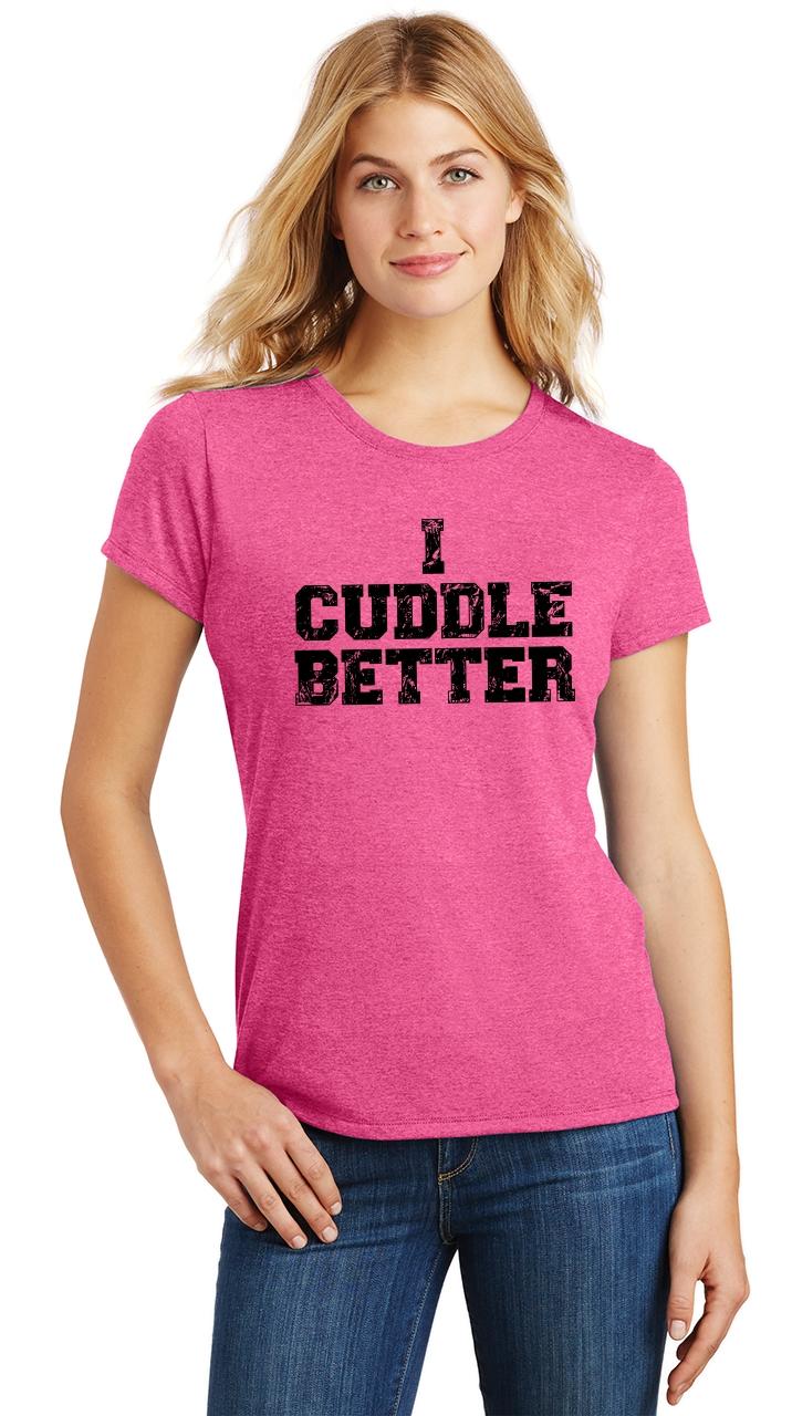 Comical Shirt Ladies The Cuddle is Real Funny Tee Valentines Tri-Blend Tank Top Comical Shirt Ladies The Cuddle is Real Funny Tee Valentines Tri-Blend Tank Top