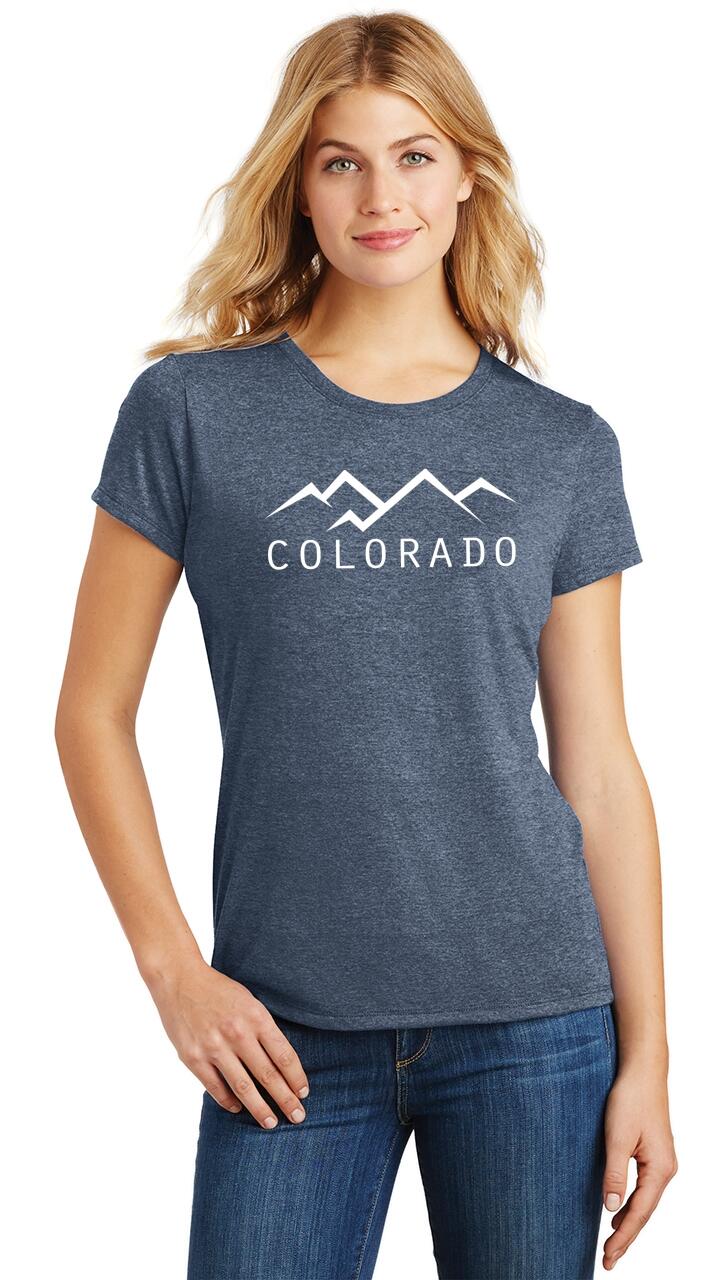 Ladies' Colorado Tri-Blend Womens Mountain T-shirt