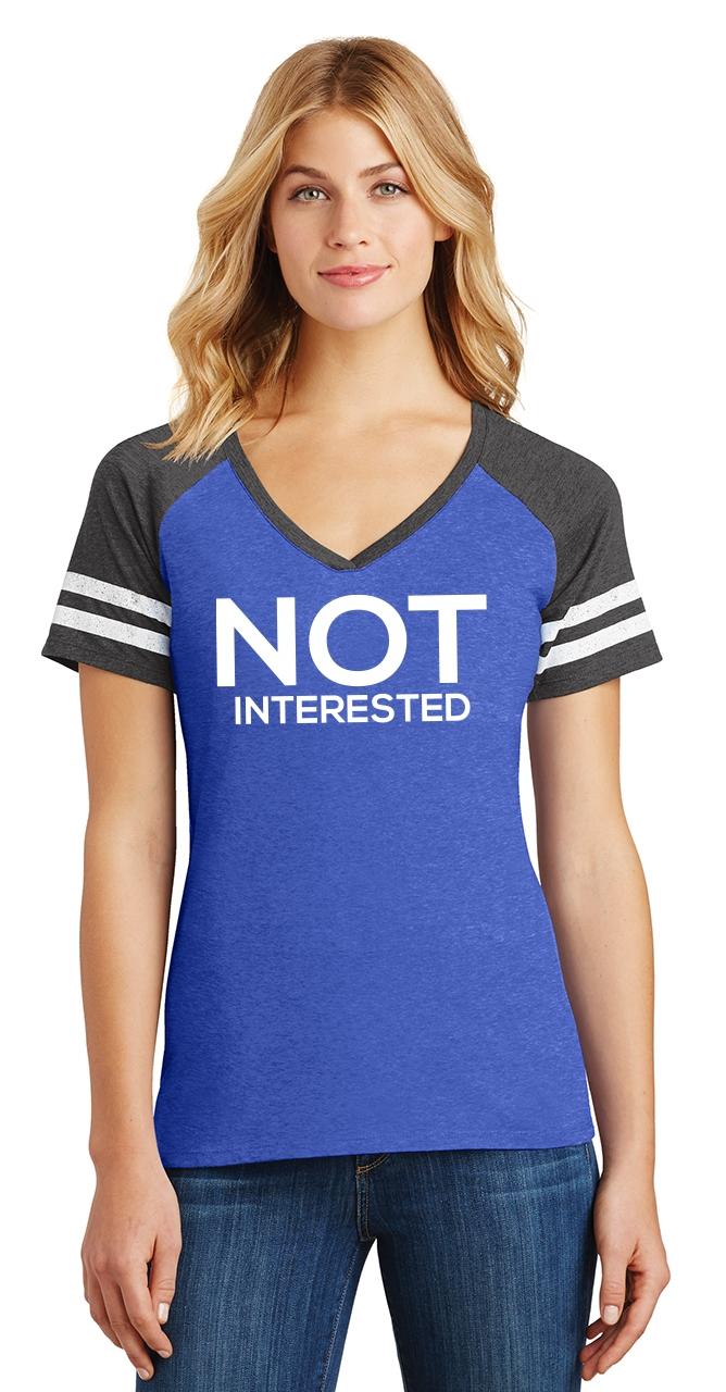 not interested shirt